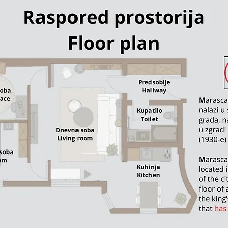 Marasca - Cozy, Chic & Nomad-friendly Flat In Downtown Apartman *